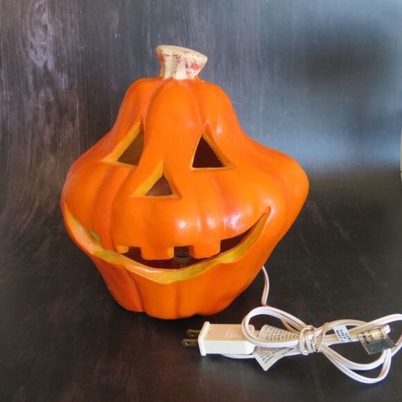 Vintage 1998 Halloween Jack O Lantern Pumpkin Light The Paper Magic Group Light - Picture 10 of 14